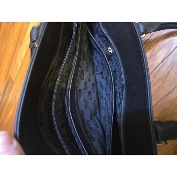 Michael Kors Black Tote Bag with Leather Handles - Picture 5 of 6